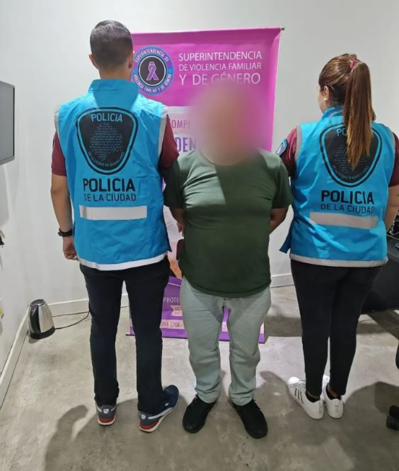 Psiquiatra detenido en Belgrano. Foto: Policía de la Ciudad.