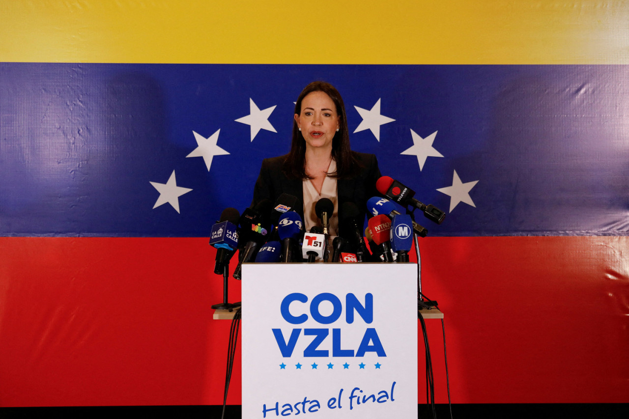 Corina Machado, Venezuela. Foto: Reuters
