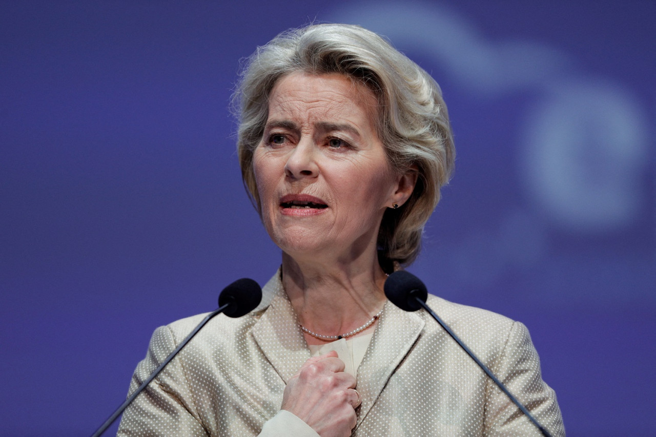 Ursula von der Leyen, presidenta de la Comisión Europea. Foto: Reuters