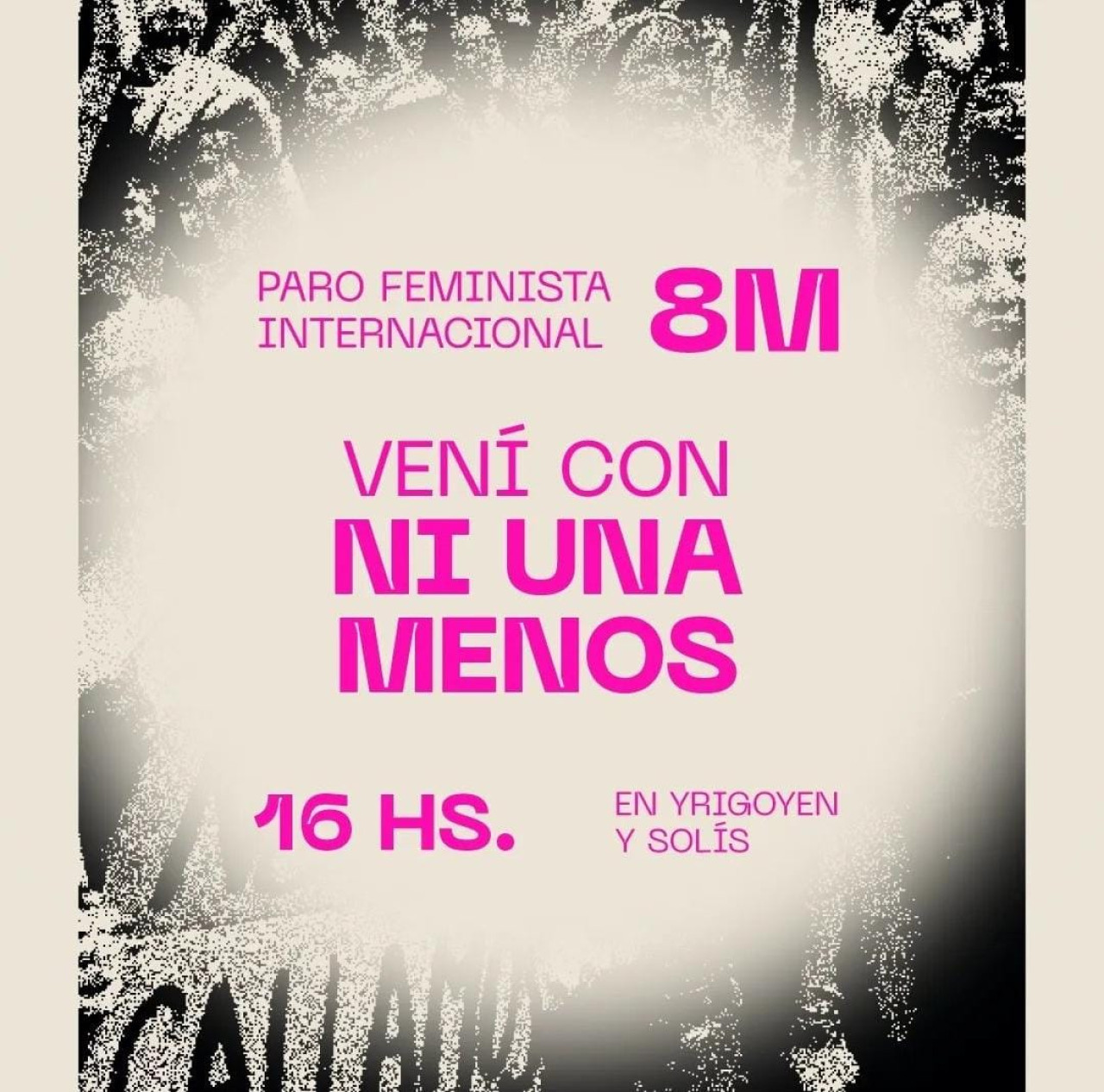 Manifestaciones por el Día de la Mujer. Foto: Instagram / niunamenos.