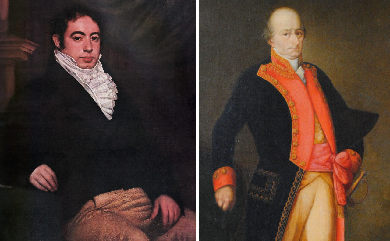 Bernardino Rivadavia y el Virrey del Pino