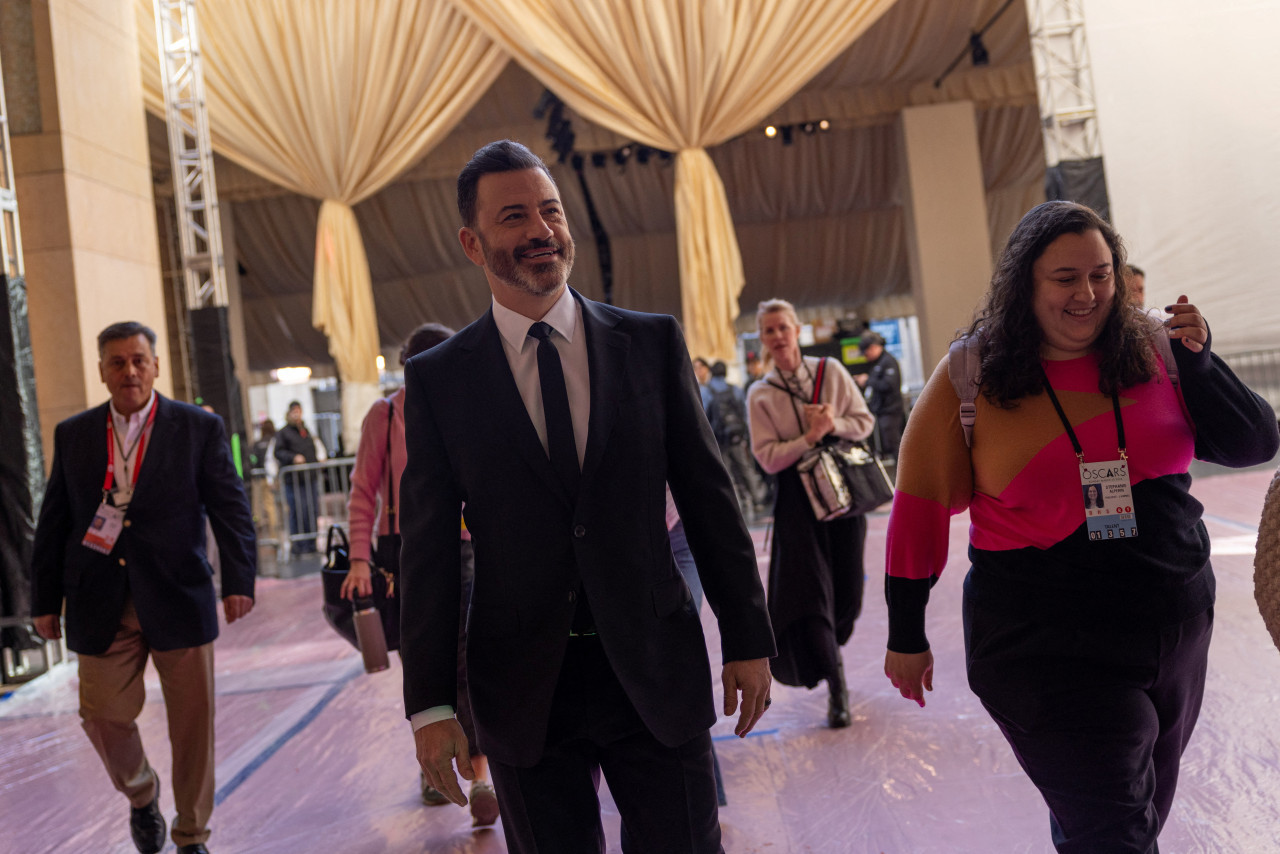 Jimmy Kimmel, el host de los Óscar. Foto: Reuters