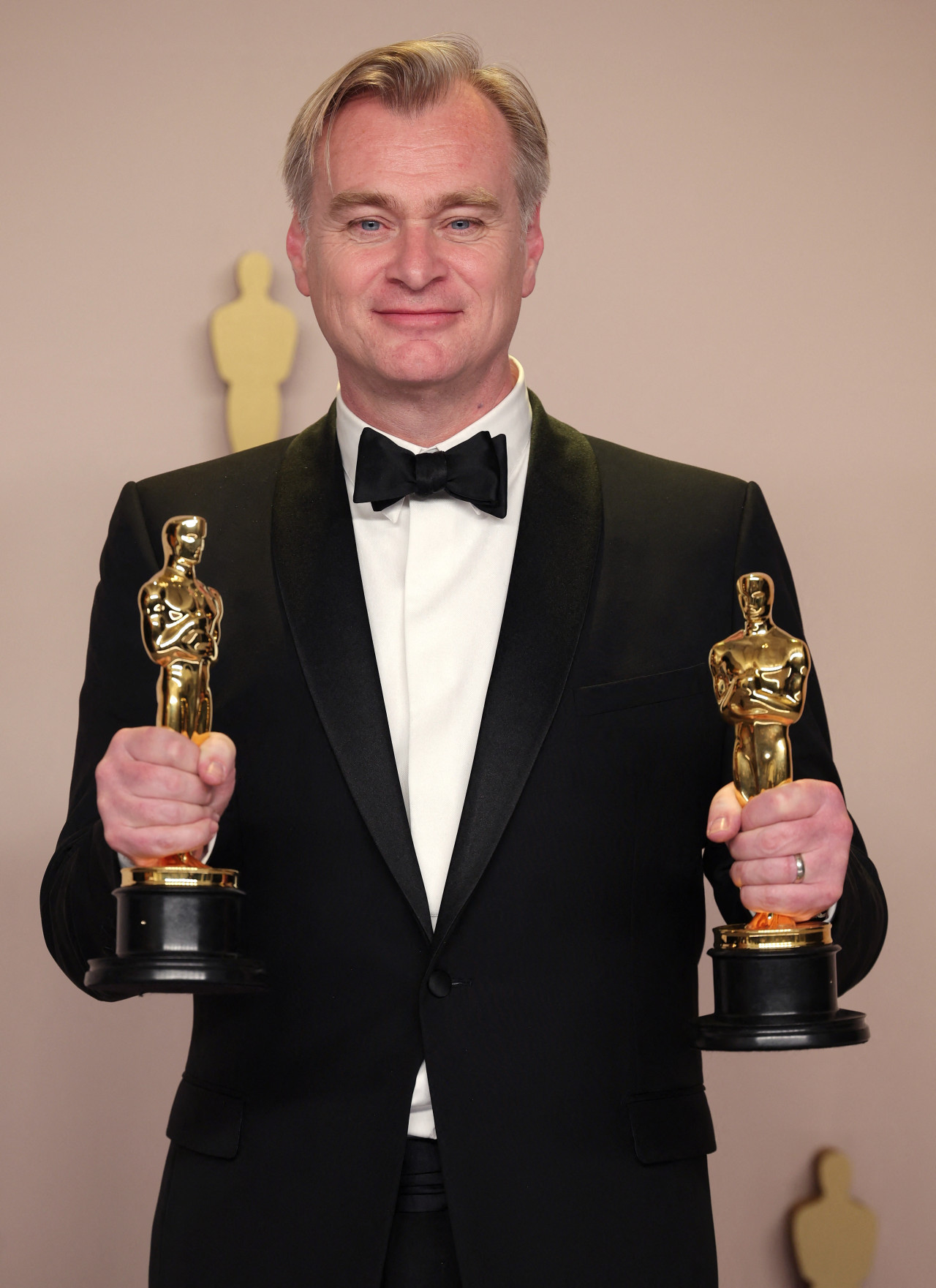 Christopher Nolan en los Oscars. Foto: Reuters.
