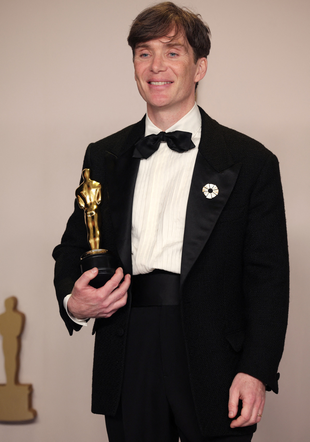 Cillian Murphy en los Oscars 2024. Foto: Reuters.