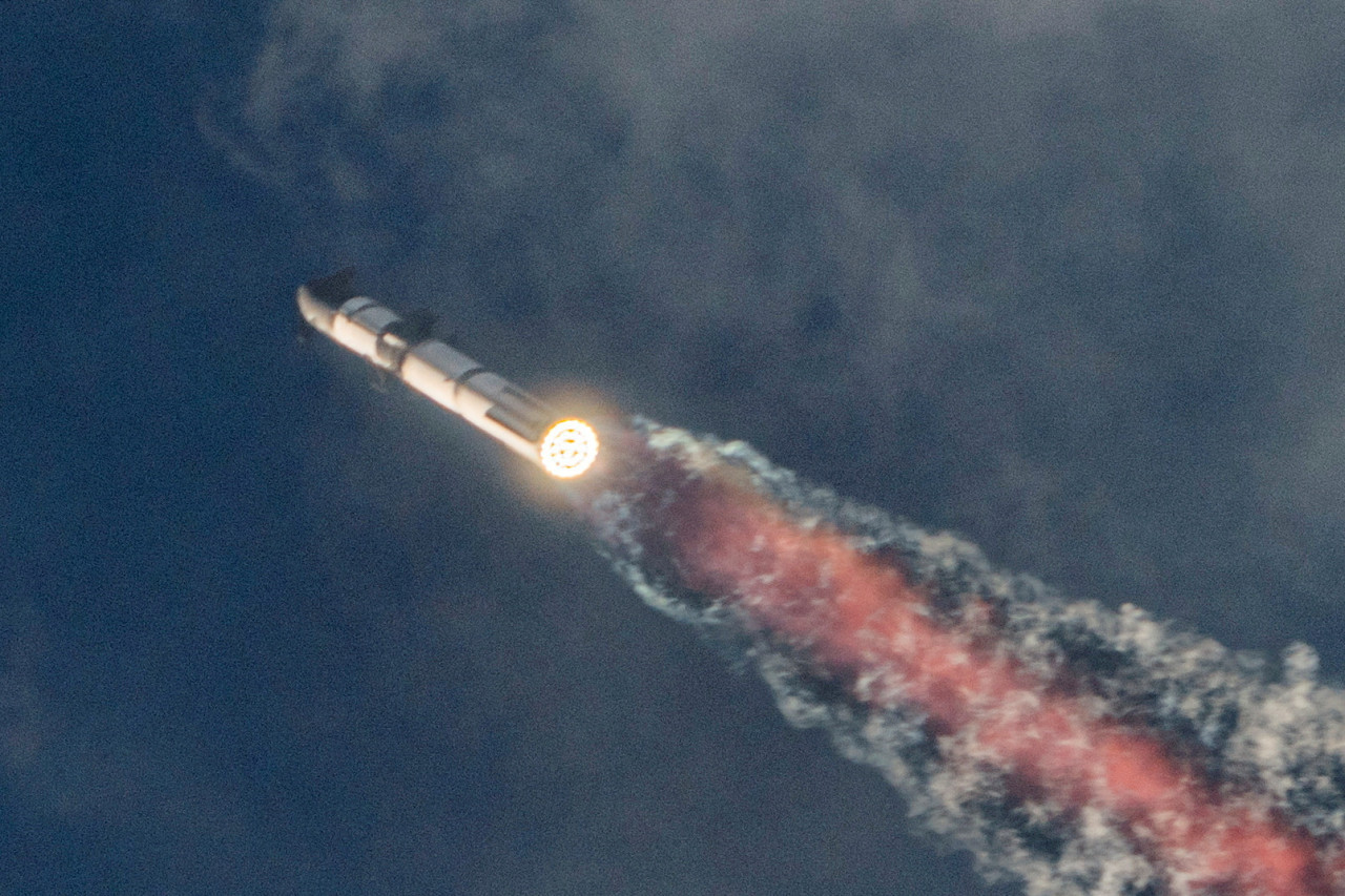 Lanzamiento del Starship. Foto: Reuters