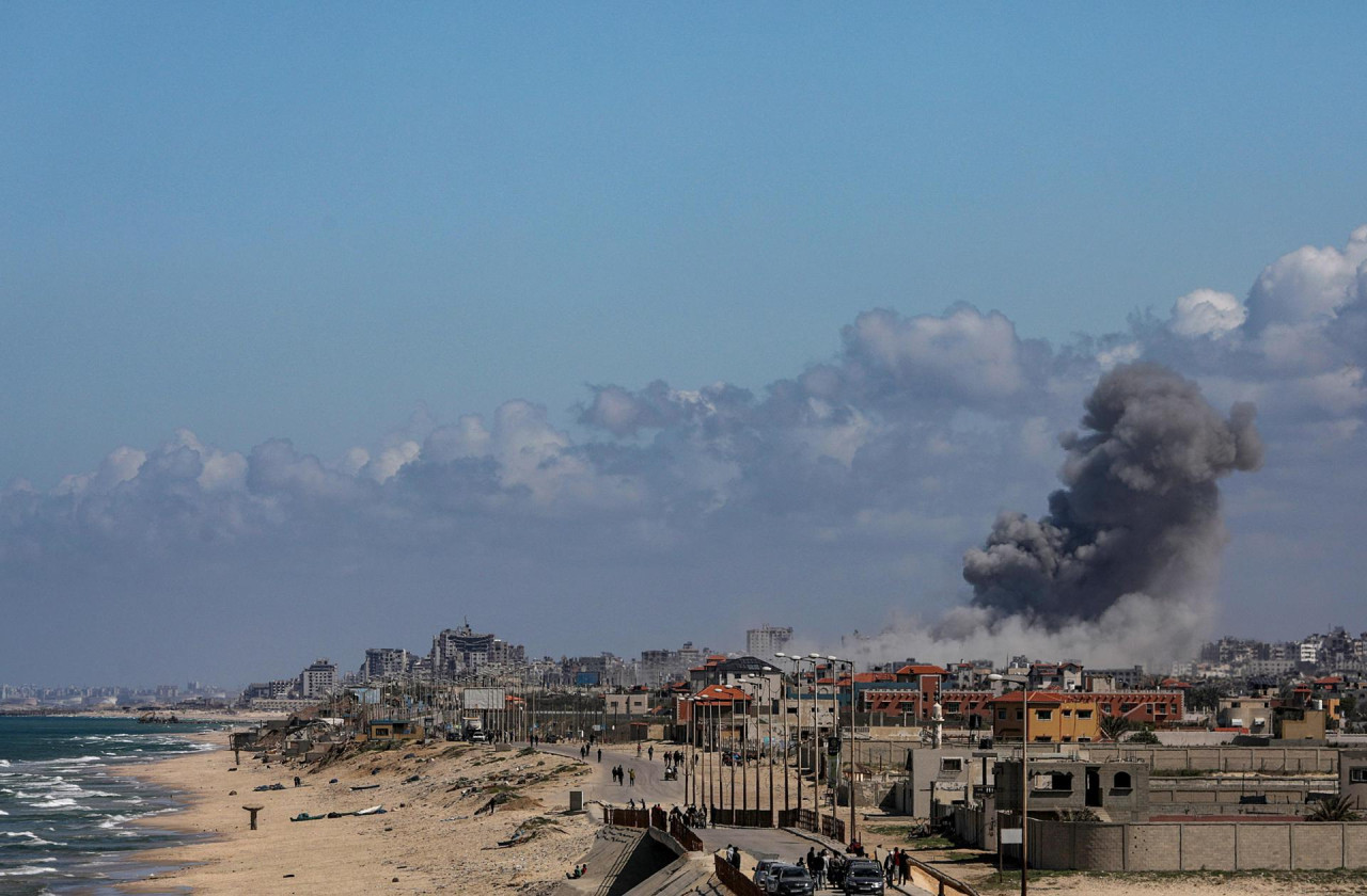 Ataque de Israel en Gaza. Foto: EFE.