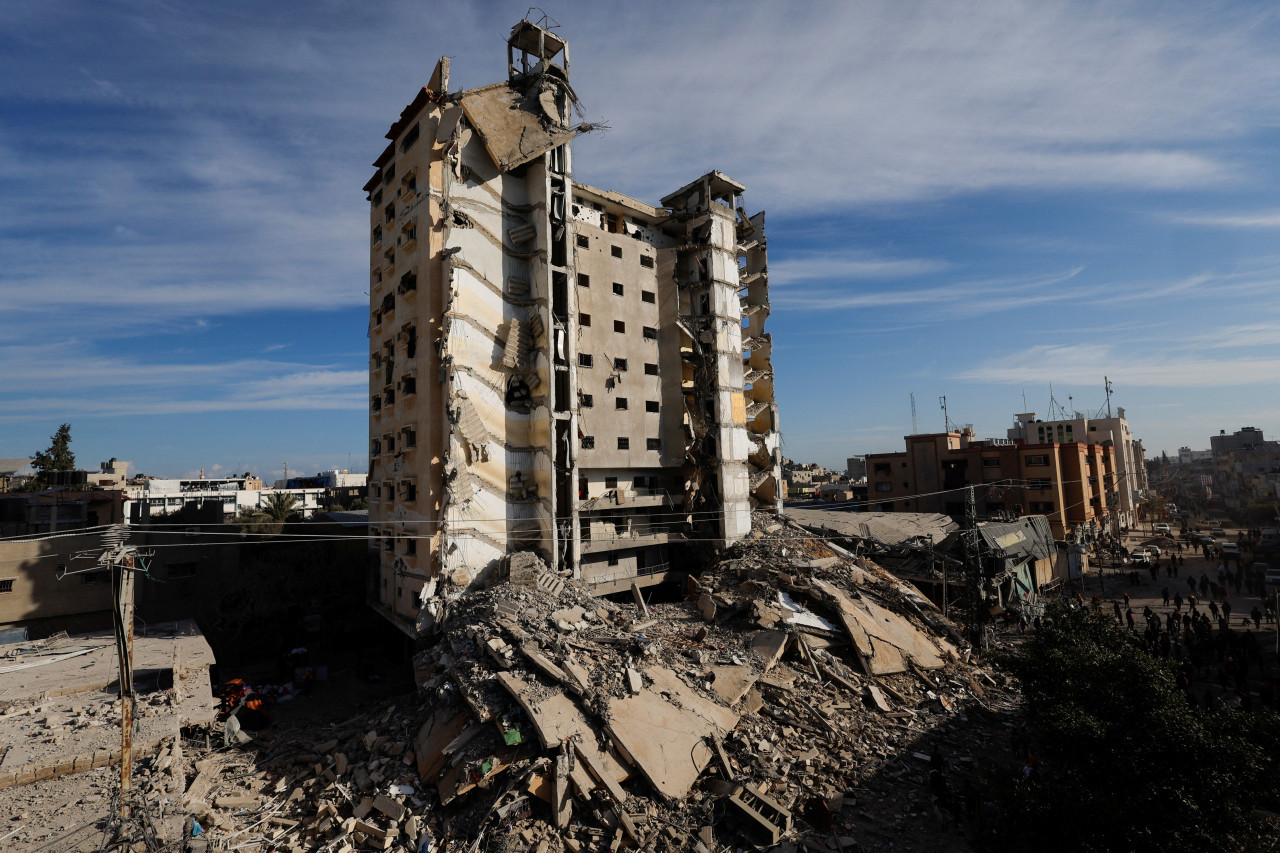Destrucción en la Franja de Gaza. Foto: Reuters.