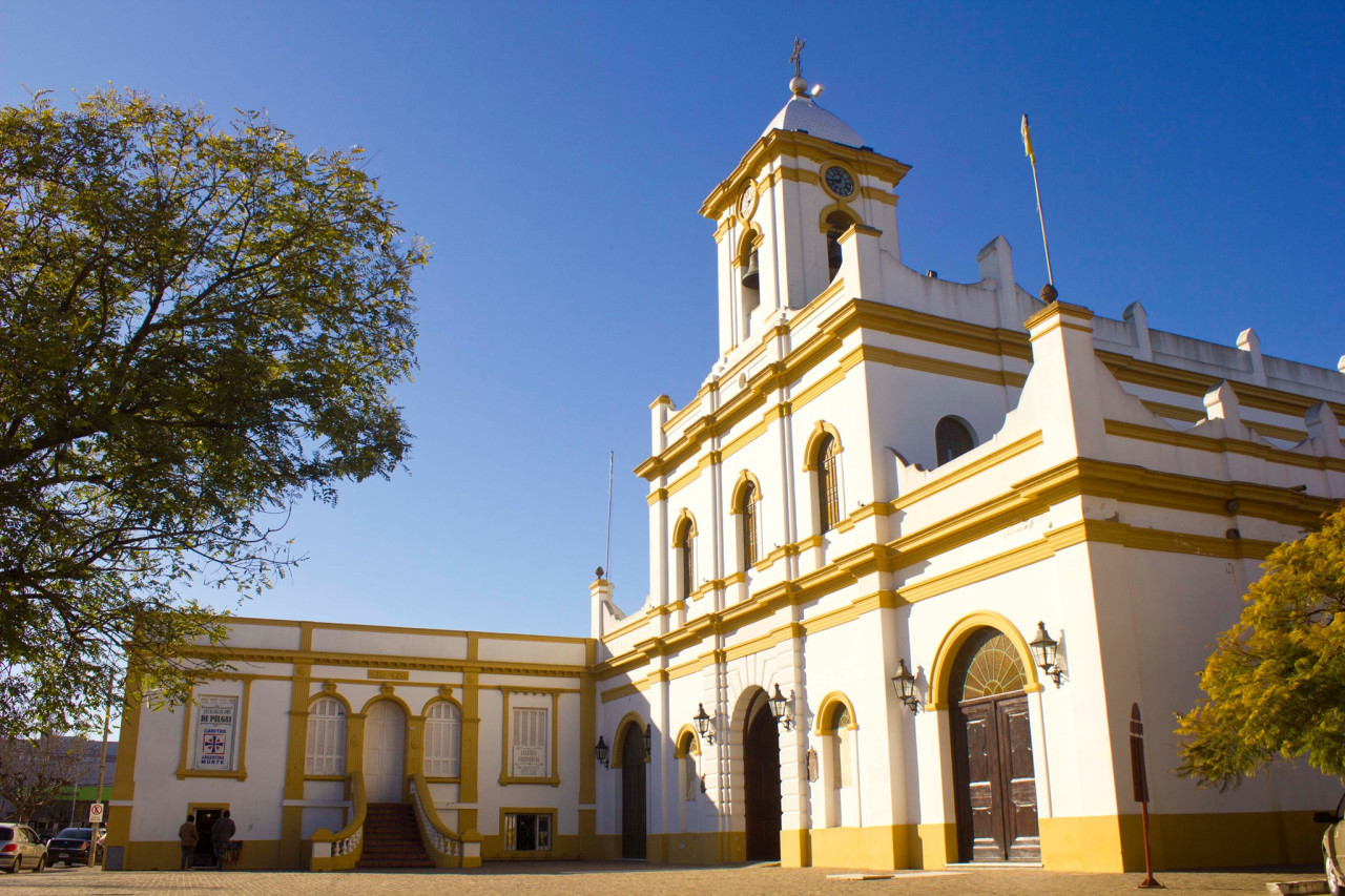 Iglesia San Miguel de Arcángel, San Miguel del Monte, Buenos Aires. Foto: Turismo Nación.