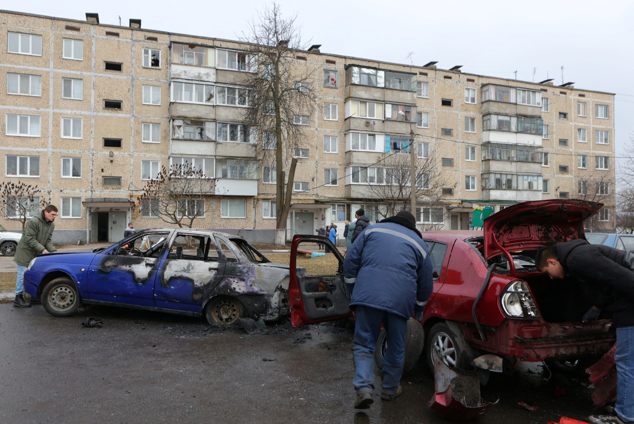 Daños en Belgorod, guerra Rusia y Ucrania. Foto: Reuters.