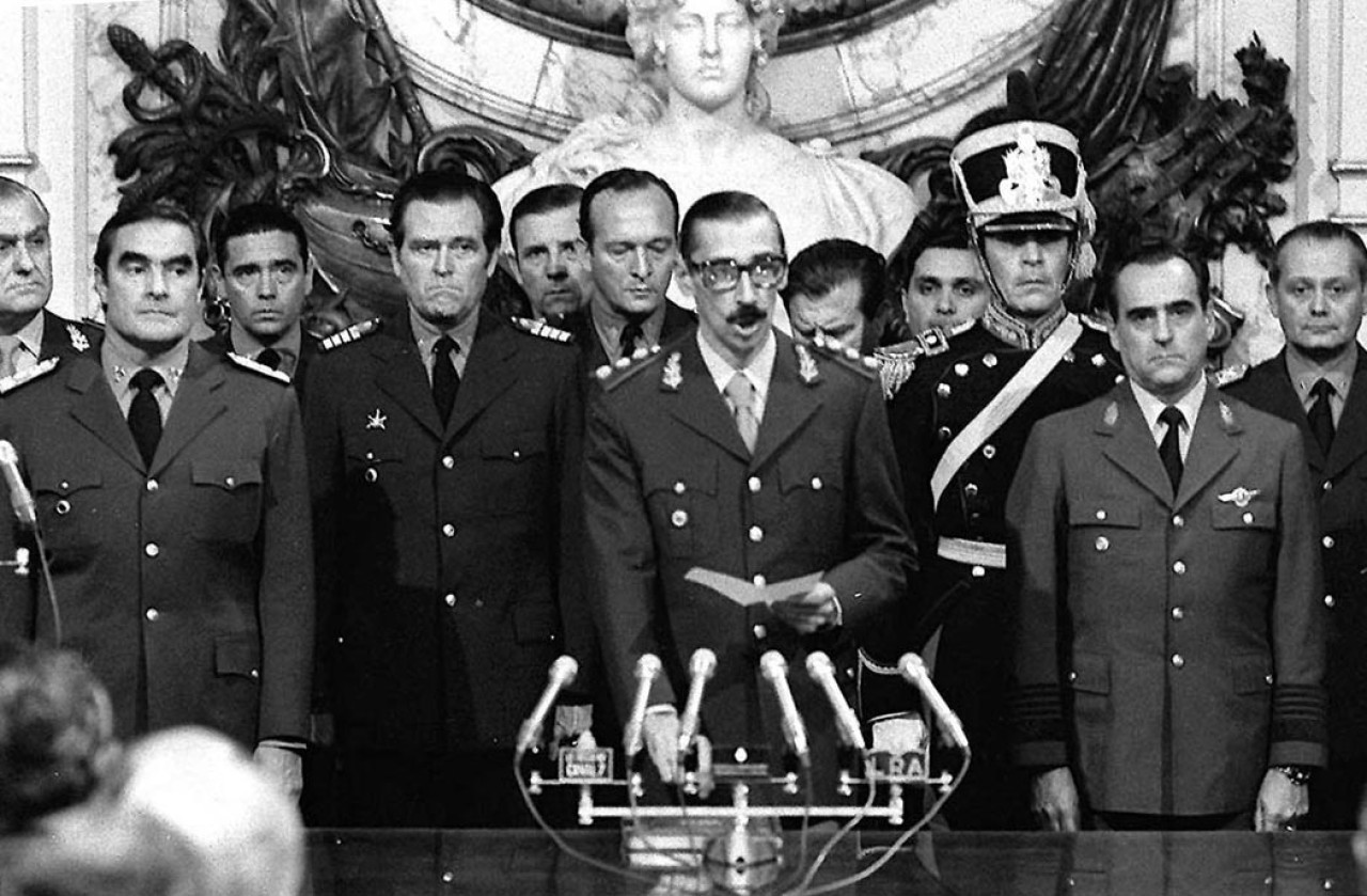 Rafael Videla; dictadura de 1976. Foto: archivo NA