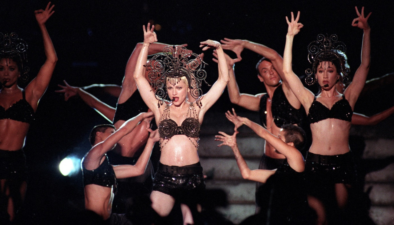 Concierto de Madonna en Copacabana en 1993. Foto: Reuters.