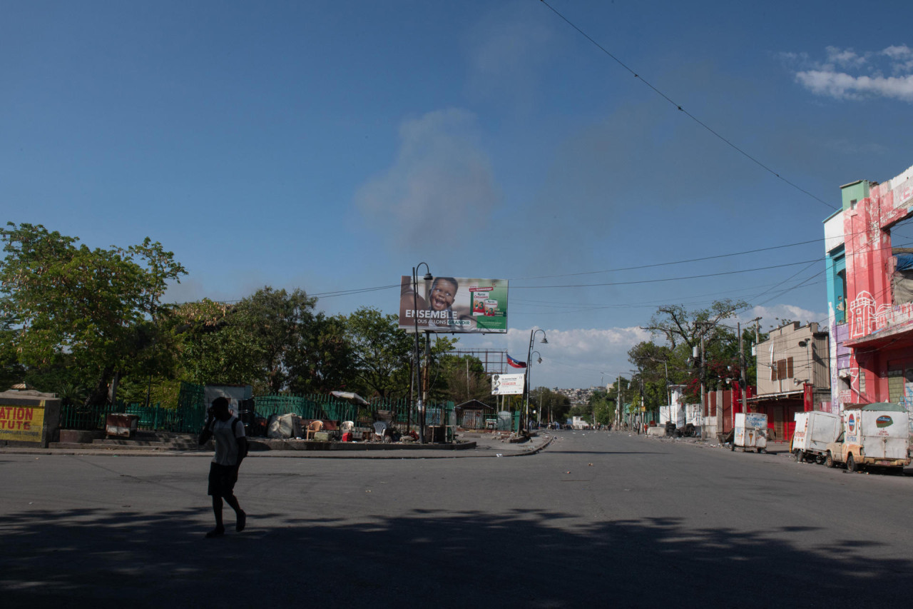 Ataque contra el Palacio Presidencial de Haití. Foto: EFE.