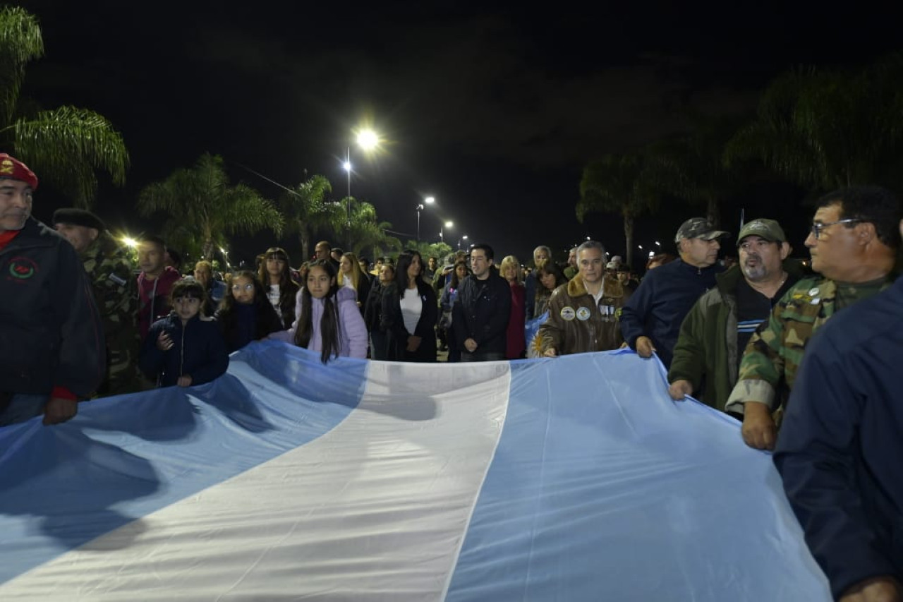 Se realizó el acto del 2 de Abril en el municipio de Malvinas Argentinas