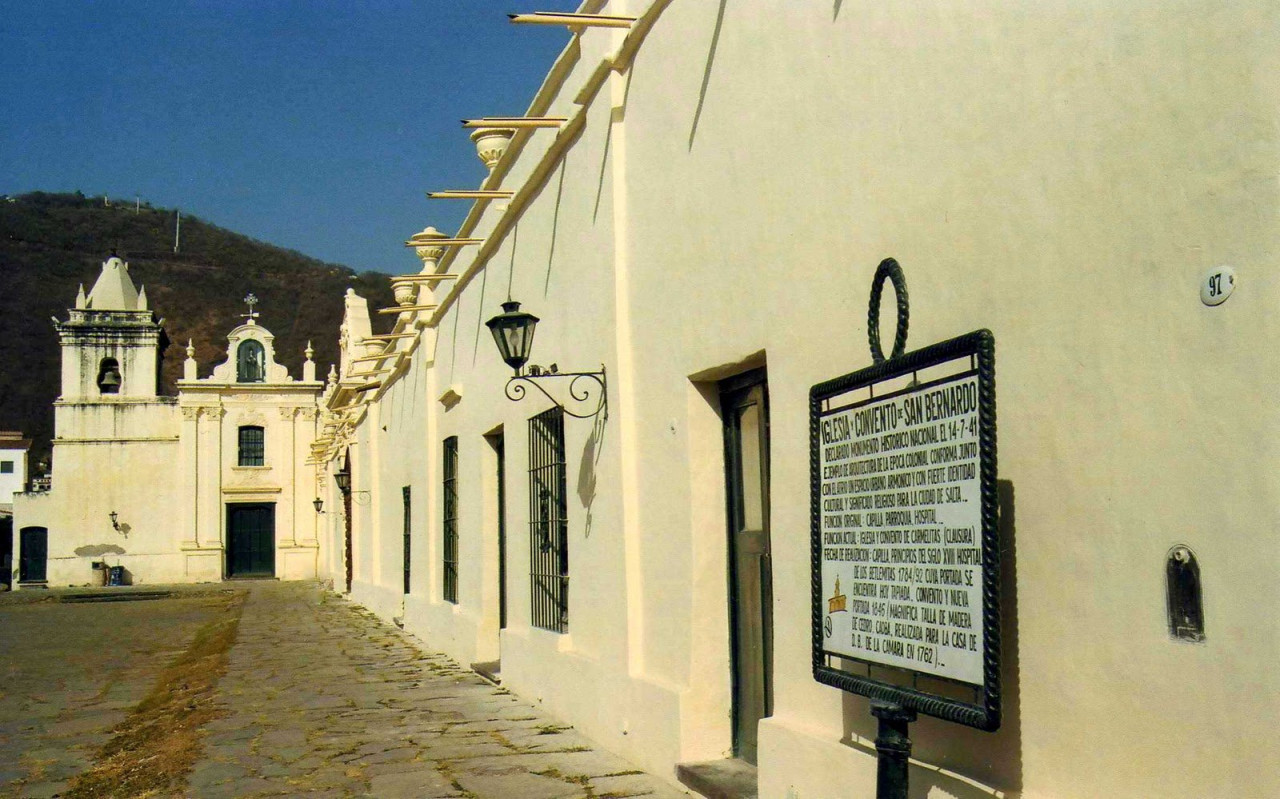 Convento San Bernardo en Salta. Foto: X.