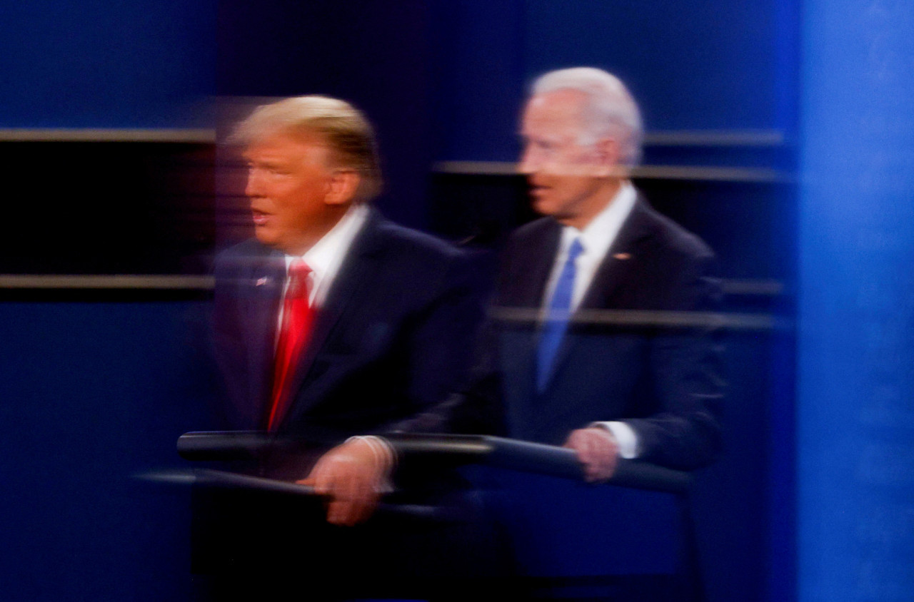 Joe Biden y Donald Trump, EEUU. Foto: Reuters
