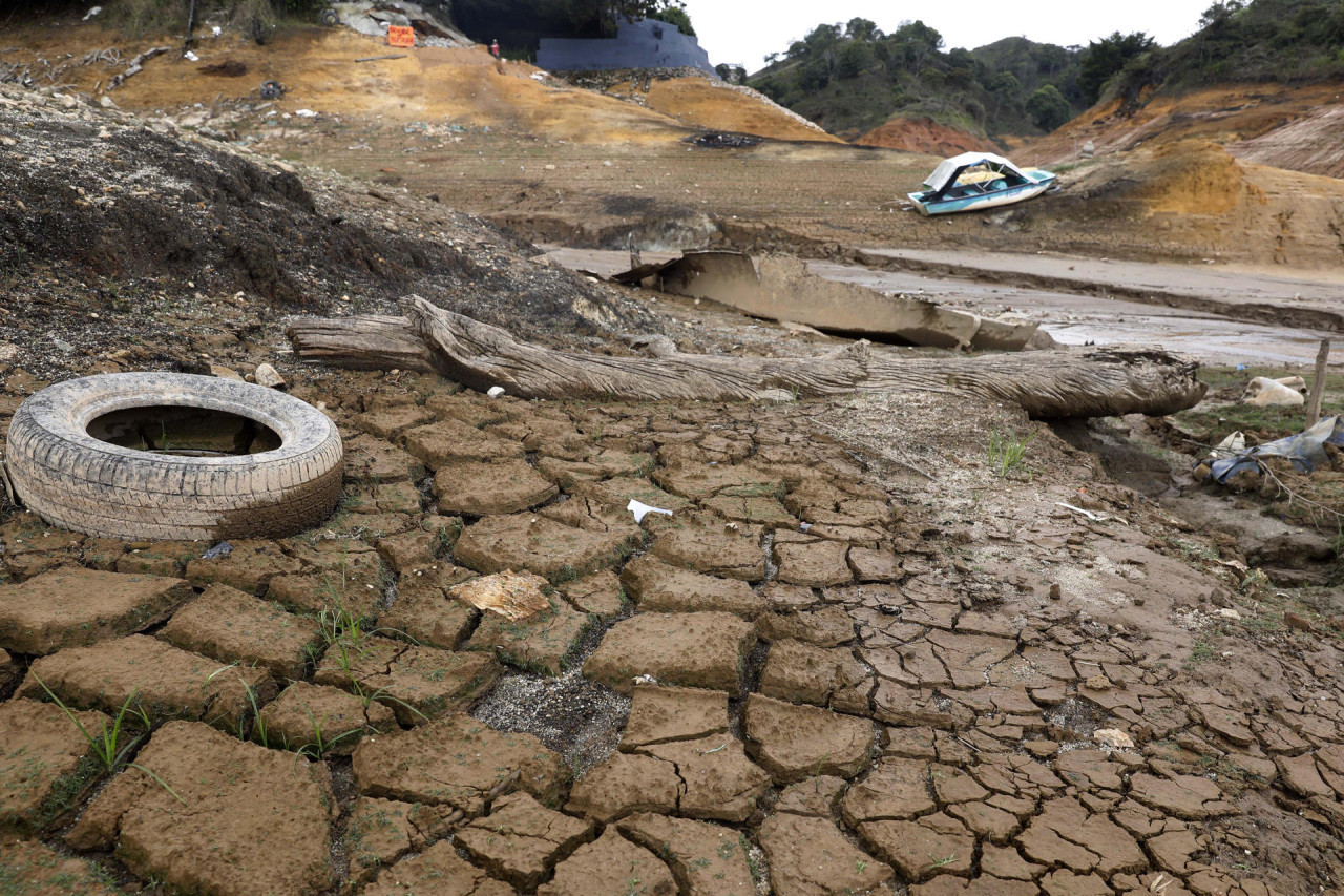 Sequía en Colombia. Foto: EFE.