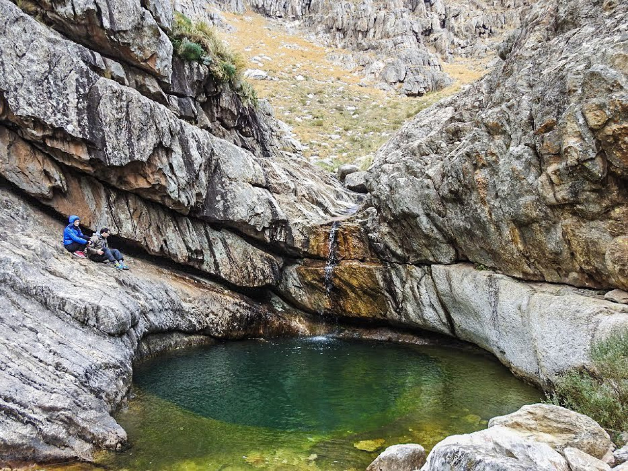 Olla del Napostá, Sierra de la Ventana. Foto Instagram @turismosierradelaventana