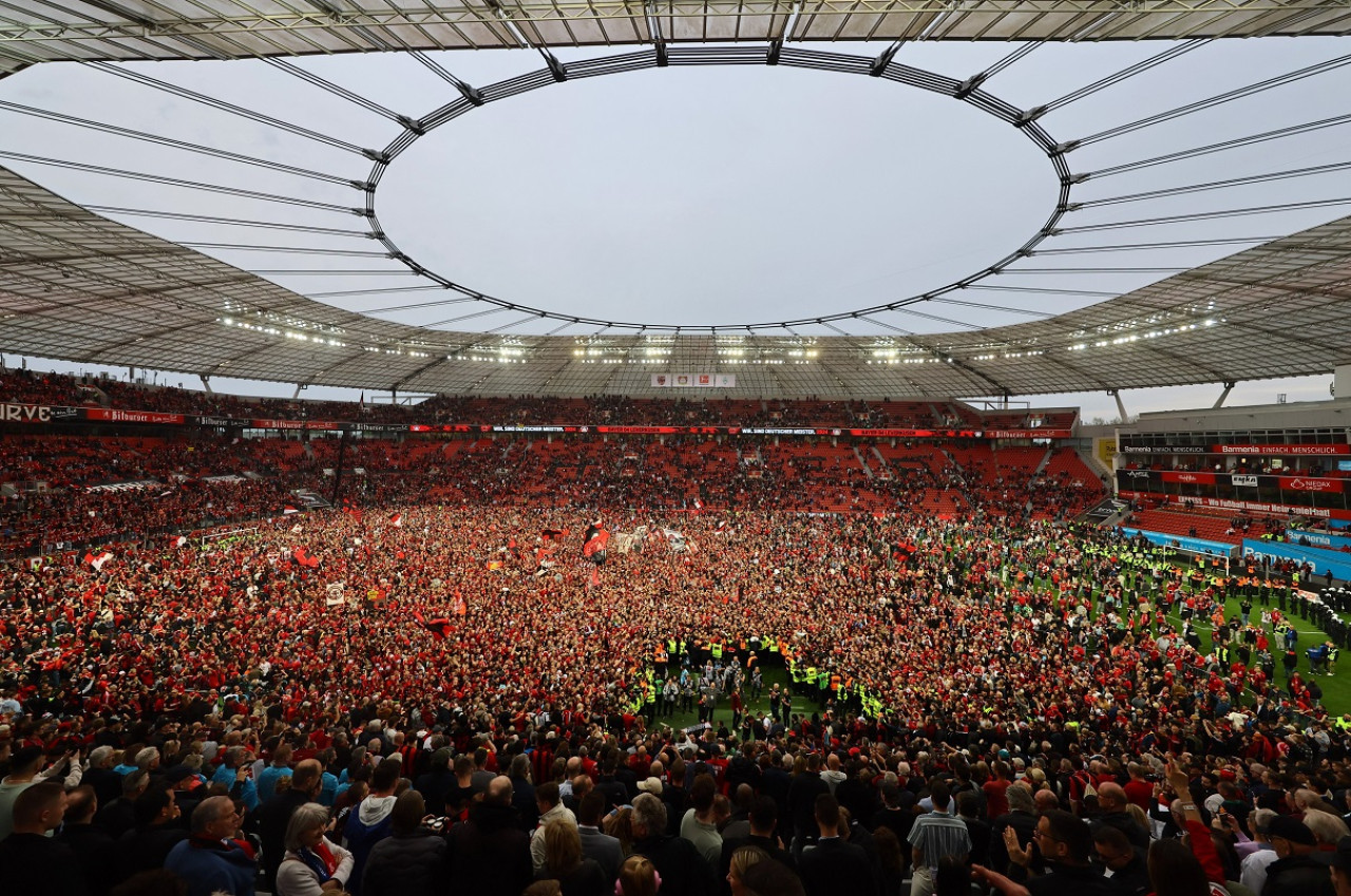 Bayer Leverkusen, campeón de la Bundesliga. Foto: Reuters