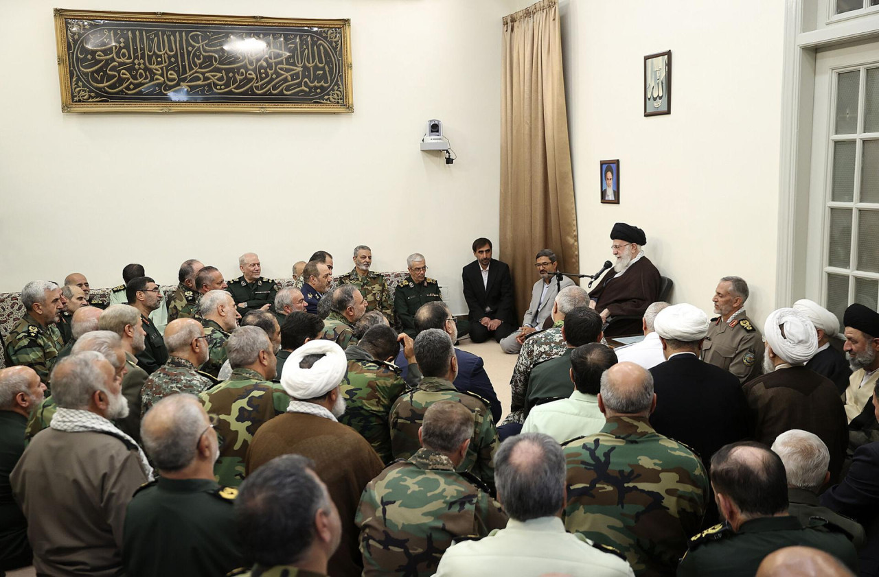 La reunión en Teherán. Foto: EFE