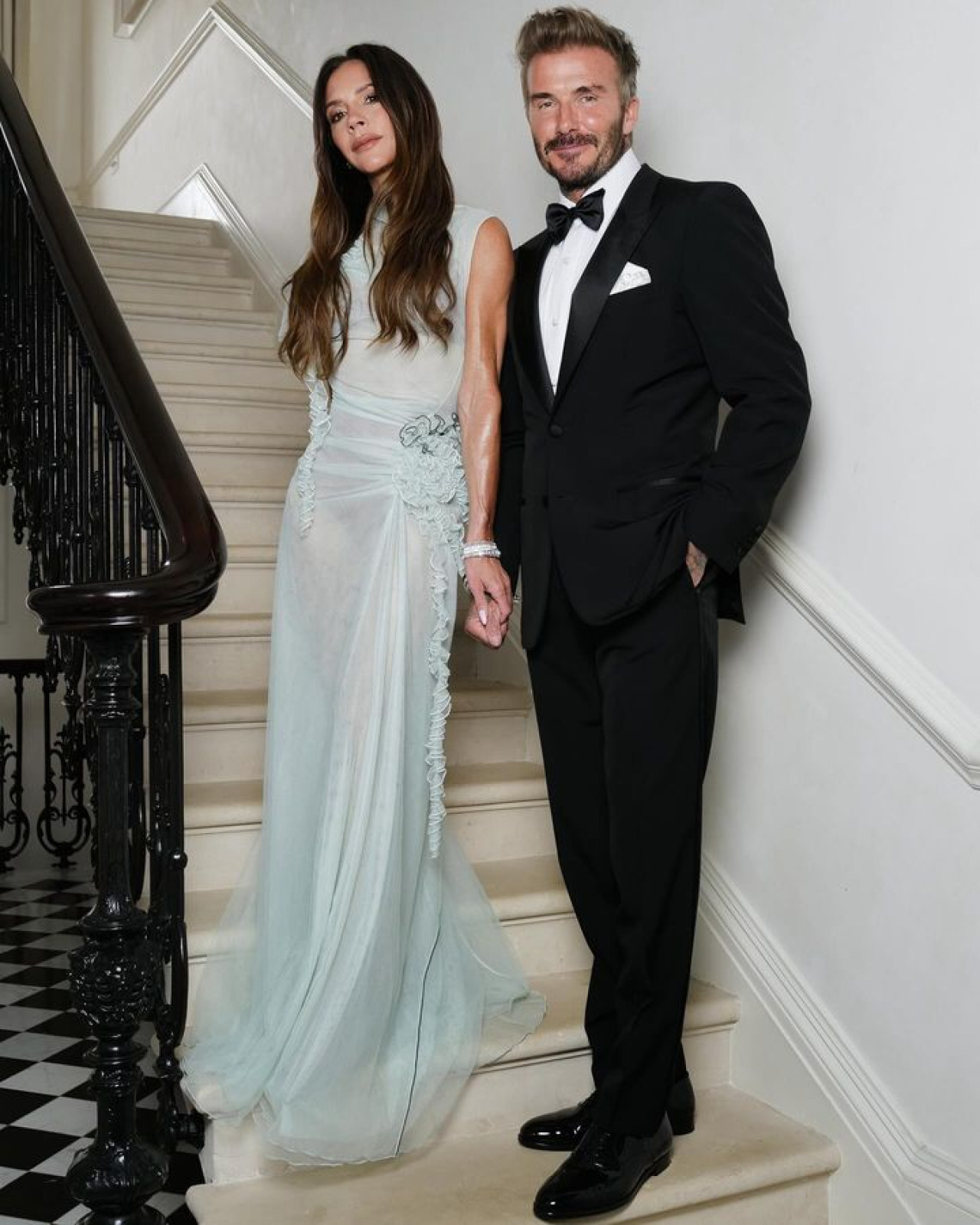 Victoria y David Beckham. Foto: Instagram.